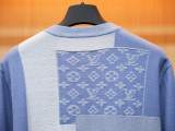 Louis Vuitton Fashion Logo Jacquard Splicing Round Neck Casual Knitted Short Sleeve