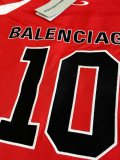 Balenciaga 26SS NBA Embroidered Logo Loose Casual Short Sleeve Shorts Set