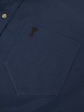 Ami Paris Classic Love Embroidered Short Sleeve Shirt