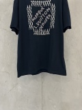 Louis Vuitton 26SS Fashion Embroidered Bead String Logo T-Shirt Couple Casual Loose Short Sleeve