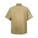 Ami Paris Classic Love Embroidered Short Sleeve Shirt