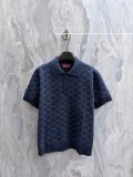 Gucci 26SS Classic Logo Jacquard Casual Short Sleeve Polo Shirt