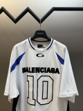 Balenciaga x NBA Fashion Embroidery Logo10 Oversize Short Sleeve