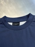 Balenciaga Fashion Embroidered Logo Double layered T-shirt Couple Casual Versatile Short Sleeve