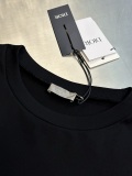 Dior Fashion Simple Embroidered Bee Short Sleeve Couple Casual Round Neck T-shirt