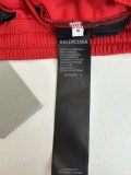 Balenciaga 26SS NBA Embroidered Logo Loose Casual Short Sleeve Shorts Set
