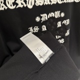 Chrome Hearts New Fashion Embroidered T-shirt Couple Casual Loose Short Sleeve