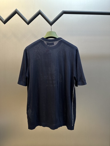 Gucci Fashion Logo Jacquard Round Neck Casual Short Sleeve Knitted Shirt