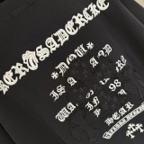 Chrome Hearts New Fashion Embroidered T-shirt Couple Casual Loose Short Sleeve