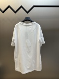 Dior Fashion Simple Embroidered Bee Short Sleeve Couple Casual Round Neck T-shirt