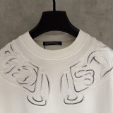 Chrome Hearts New Fashion Embroidered T-shirt Couple Casual Loose Short Sleeve