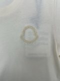 Moncler Fashion Embroidered Logo Round Neck Short Sleeve Women's Casual Versatile T-shirt