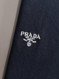 Prada 26SS Unisex Classic Embroidered Logo Short Sleeve Polo Shirt