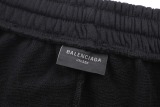 Balenciaga 26SS Unisex Classic Retro Embroidered Logo Casual Loose Shorts