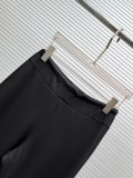 Chanel Women's Fashion Embroidered Logo Drawstring Micro Pull Casual Pants