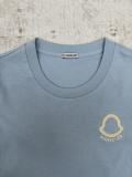 Moncler Fashion Embroidered Logo Round Neck Short Sleeve Women's Casual Versatile T-shirt