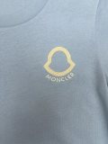 Moncler Fashion Embroidered Logo Round Neck Short Sleeve Women's Casual Versatile T-shirt
