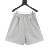 Balenciaga Classic Cola Embroidered Logo Casual Loose Shorts