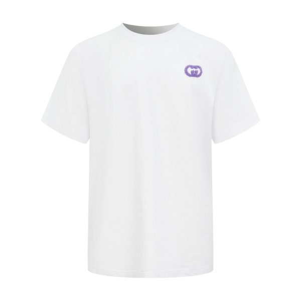 Gucci Fashion Toothbrush Embroidery GG Short Sleeve Couple Casual Versatile T-shirt