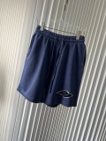 Balenciaga 26SS Classic Retro Logo Printed Casual Loose Shorts
