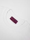 Gucci Fashion Toothbrush Embroidery GG Short Sleeve Couple Casual Versatile T-shirt
