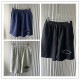Balenciaga 26SS Classic Retro Logo Printed Casual Loose Shorts