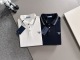 Prada 26SS Unisex Classic Embroidered Logo Short Sleeve Polo Shirt