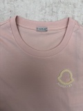 Moncler Fashion Embroidered Logo Round Neck Short Sleeve Women's Casual Versatile T-shirt