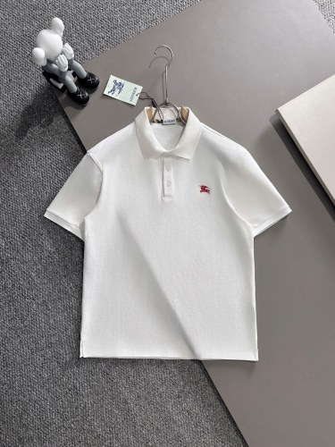 Burberry 26SS Unisex Classic Embroidered War Horse Casual Short Sleeve Polo Shirt