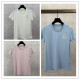 Moncler Fashion Embroidered Logo Round Neck Short Sleeve Women's Casual Versatile T-shirt