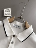 Loewe 26SS Unisex Classic Embroidered Logo Short Sleeve Polo Shirt