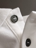 Prada 26SS Unisex Classic Embroidered Logo Short Sleeve Polo Shirt