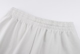 Balenciaga 26SS Unisex Classic Retro Embroidered Logo Casual Loose Shorts