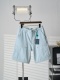 Louis Vuitton Unisex Fashion Versatile Embroidered Washed Denim Shorts