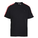 Burberry Fashion Red Ribbon Grid Embroidered War Horse T-shirt Couple Casual Versatile Short Sleeve