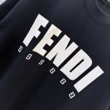 Fendi 26SS Classic 3D Logo Printed T-shirt Couple Casual Round Neck Short Sleeve