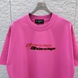 Balenciaga 26SS Classic 3D Logo Printed T-shirt Couple Casual Round Neck Short Sleeve