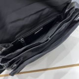 Prada Classic Triangle Logo Nylon Shoulder Bag Mailman Bag Size: 30 x 21.5 x 12 CM