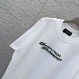 Balenciaga 26SS Classic 3D Logo Printed T-shirt Couple Casual Round Neck Short Sleeve
