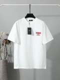 Fendi 26SS Fashion 3D Embroidered Logo T-shirt Unisex Casual Round Neck Short Sleeve