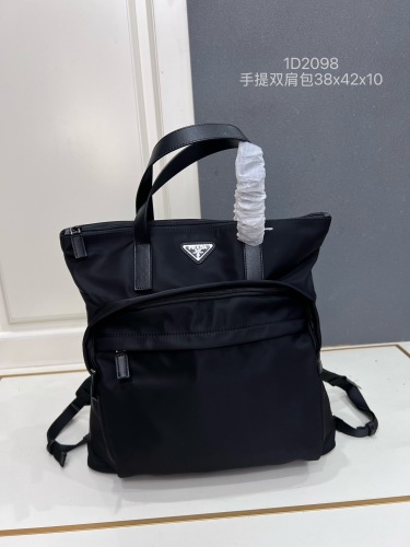 Prada Classic Versatile Handbag Backpack Size: 38 x 42 x10 CM
