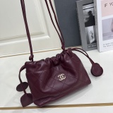 Chanel Classic CC Drawstring Lucky Bay Bag Versatile Single Shoulder Crossbody Bag