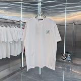 Louis Vuitton 26SS Classic Embroidered Logo T-shirt Unisex Casual Round Neck Short Sleeve