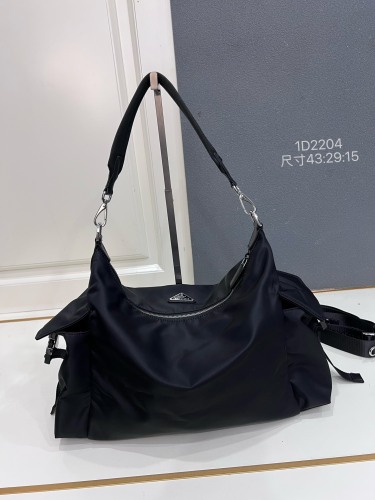 Prada Classic Versatile Nylon Hobo Bag Shoulder Bag Size: 43 x 29.5 x 15 CM