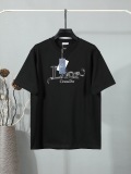 Dior 26SS Fashion Embroidered Logo T-shirt Unisex Casual Round Neck Short Sleeve