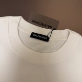 Balenciaga 26SS Fashion Sneaker Logo Printed T-shirt Unisex Casual Round Neck Short Sleeve