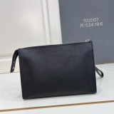 Prada Men's Classic Triangle Logo Handbag Size: 24 x 18 x 6.5 CM