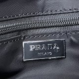Prada Classic Triangle Logo Nylon Shoulder Bag Mailman Bag Size: 16 x 11 x 23 CM
