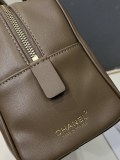 Chanel 26SS Retro Versatile Bowling Bag Shoulder Bag Size: 37 × 19 × 11 CM