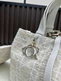 Dior Classic Versatile Checkered Handbag Size: 37 CM